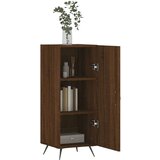  Komoda boja smeđeg hrasta 34 5 x 34 x 90 cm konstruirano drvo | shoptok.hr