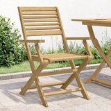 Maison Chic Zložljivi Vrtni Stoli - Stol za vrti 4 kosi 54,5x61,5x86,5 cm trdna akacija JS2836, (21875751) | Shoptok.si