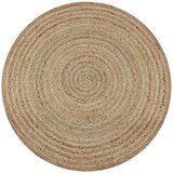vidaXL Ukrasni pleteni tepih od jute 120 cm okrugli Cijene