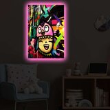 Wallity Slika sa LED osvetljenjem 4570POPARTDACT-004, 45x70 cm | ePonuda.com