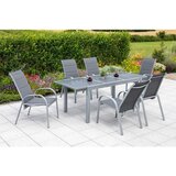 Gardenson Vrtni Stol Amalfi, 2kos, Siva | Shoptok.si