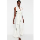 Trendyol Jumpsuit - Ecru - Relaxed Cene