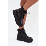 VINCEZA Leather Insulated Women's Boots on Platform | shoptok.hr