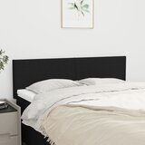  Uzglavlja 2 kom crna 72 x 5 x 78/88 cm od tkanine | shoptok.hr