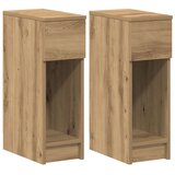  Noćni ormarići s ladicom 2 kom artisan hrast 20x36x60 cm | shoptok.hr