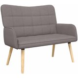  Kauč za dvoje Sivo-smeđa 115 x 61 x 87 cm tkanina | shoptok.hr