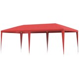 Šator za svadbe - šator za zabave Crvena 600 x 300 x 255 cm PE i čelik | shoptok.hr