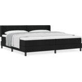  Krevet s opruga kutije Crna 200 x 200 cm Tkanina i Pjena | shoptok.hr