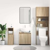 Kupaonski ormarić boja hrasta 60 x 33 x 60 cm konstruirano drvo Smeđa | Shoptok.si
