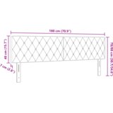  LED vzglavje z LED lučmi Diamantni z vzglavjem Črna 90 cm Žamet, (5000043903) | Shoptok.si