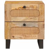  Noćni ormar Prirodna 40 x 33 x 46 cm Čvrsto drvo manga | shoptok.hr