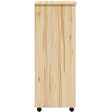  Pokretni ormar s ladicama MOSS Prozirni lak 34 x 39 x 103 cm | shoptok.hr
