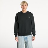 Fred Perry Sweatshirt Crew Neck Sweatshirt Night Green/ Snow White XL Cene