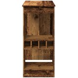  Barski stol s držačima boja staro drvo 90x47,5x103,5 cm drveni | shoptok.hr