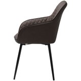 Unique Furniture Smeđa blagovaonska stolica od umjetne kože Milton – | shoptok.hr