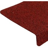  Prostirke za stepenice, samoljepljive, 30 kom, 65x21x4 cm, bordo crvene, pravokutni rub | shoptok.hr