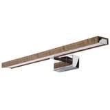 Brilagi LED kupatilsko osvetljenje za ogledalo WOODY MIRROR 3u1 LED/12W/230V IP44 hrom/hrast-orah | Eponuda.com