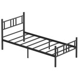 Hanah home krevet Akın black 100 x 200