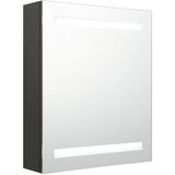 Maison Chic LED Kopalniška omarica - Kopalniški kabinet z ogledalom antracitna 50x14x60 cm, (21794679) Cene