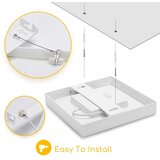 Aigostar LED plafonsko površinsko svetlo LED/6W/230V 3000K 12,2x12,2 cm bela | Eponuda.com