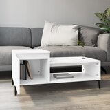  Stolić za kavu bijeli 100 x 50 x 45 cm od konstruiranog drva | shoptok.hr