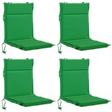  Jastučić za nisku stolicu GEMERT 4 kom. 100% poliester Zelena - Zelena (poliester) 110 x 50 x 3 cm 4 | shoptok.hr