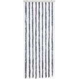 vidaXL Zastor protiv insekata sivo-bijeli 56 x 200 cm šenil | shoptok.hr
