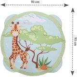Lorelli podloga za igru Safari Friends Hippo Grey 93 x 93 cm | shoptok.hr
