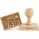 folkroll Christmas Crib pečat za piškote, 70 x 50 mm Cene
