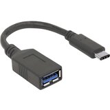 Manhattan USB kabel USB 3.2 gen. 1 (USB 3.0) USB-C® vtič\, USB-A vtičnica 0.15 m črna primeren za obojestranski priključek 355285, (20414887) Cene