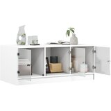  Stolić za kavu sa staklenim vratima bijeli 102 x 50 x 42 cm | shoptok.hr