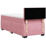 Box spring krevet s madracem ružičasti 100x200 cm baršunasti | shoptok.hr