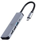 Docking station USB adapter Type-C 5-in-1 multi-port adapter Hub + HDMI + PD, GEMBIRD A-CM-COMBO5-03 Cijene