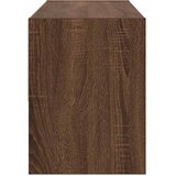  Stalak za cipele koji se može složiti smeđi hrast 89,5x30x40 cm | shoptok.hr