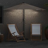  Vrtni suncobran Sivo-smeđa 294 x 150 x 224 cm Poliester i čelik | Eponuda.ba