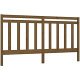  Uzglavlje za krevet boja meda 206 x 4 x 100 cm masivna borovina | shoptok.hr