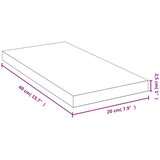  Zidna polica 40 x 20 x 2,5 cm od bambusa | shoptok.hr
