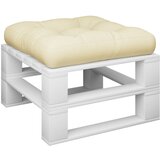  Jastuk za palete krem 60 x 60 x 12 cm od tkanine | shoptok.hr