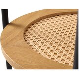 Unique Furniture Okrogla stranska mizica v hrastovem dekorju ø 50 cm Pensacola – | Shoptok.si
