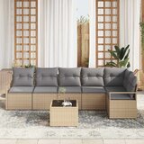  Set sofe s jastukom 7 pcs Bež poliratan | shoptok.hr