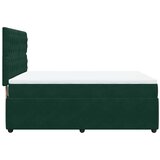  Krevet s oprugama i madracem tamnozeleni 140x190 cm baršunasti | shoptok.hr