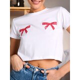 Sinsay Kratka majica kratkih rukava s vezom | shoptok.hr
