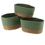 SET KOŠARA 3/1, MORSKA TRAVA/PAMUK, KHAKI/NATUR