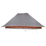 Tipi šator s krovom Siva i narančasta 660 x 456 x 200 cm taft | Eponuda.com