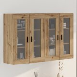 vidaXL Zidne kabinete 2 komad umj. hrast 69.5x34x90 cm Drvo umjetno | shoptok.hr