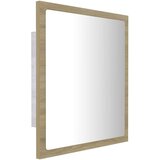 vidaXL LED opalniško ogledalo sonoma hrast 40x8,5x37 cm iverna pl. | Shoptok.si