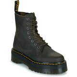 Dr. Martens Jadon Charcoal Grey Burnished Waxy Pull Up Smeđa | shoptok.hr
