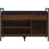  Klupa za cipele boja smeđeg hrasta 85,5x32x57,5 cm drvena | Eponuda.com