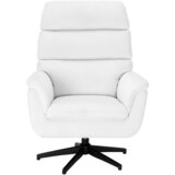 Livetastic FOTELJ, bela tekstil | Shoptok.si
