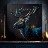  Dekorativna slika na platnu - premium art - peaceful forest guardian | ePonuda.com